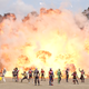 Our Kamen Riders do love a big explosion in a quarry.
